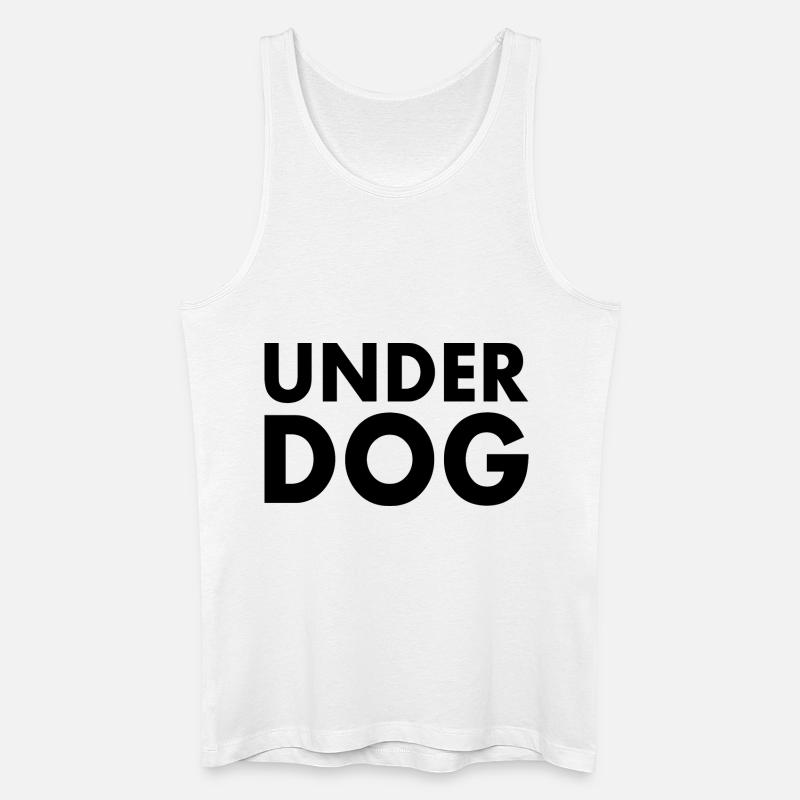underdog - Männer Bio Tank Top - Weiß