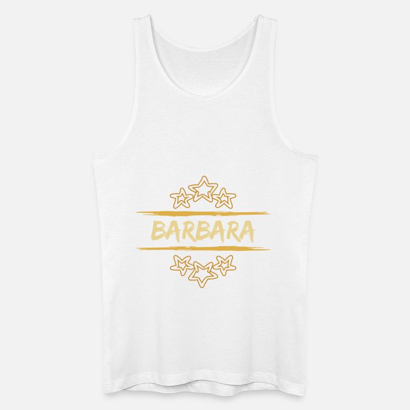 Barbara Barbara - Männer Bio Tank Top - Weiß