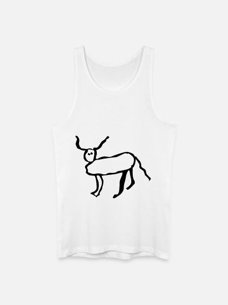 Coucou petite perruche - Débardeur bio Homme - blanc