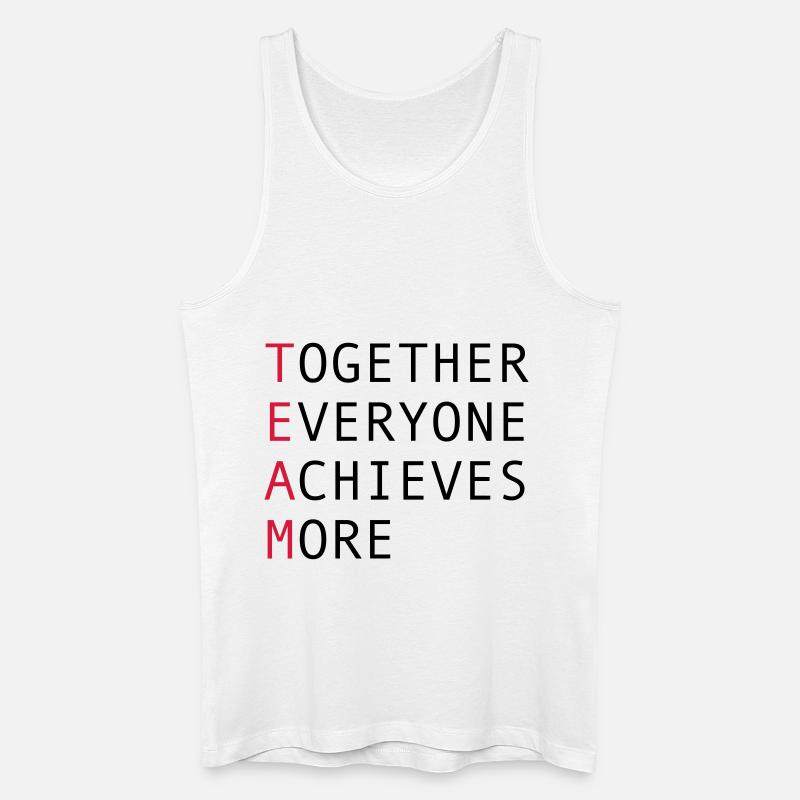 Team - Männer Bio Tank Top - Weiß