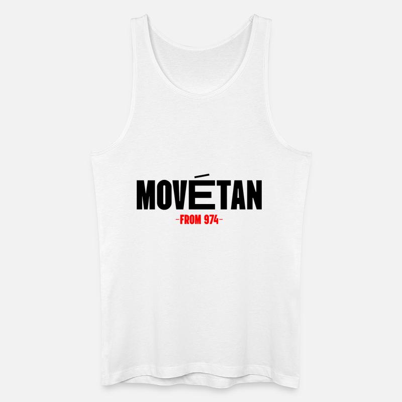 Movetan - Männer Bio Tank Top - Weiß