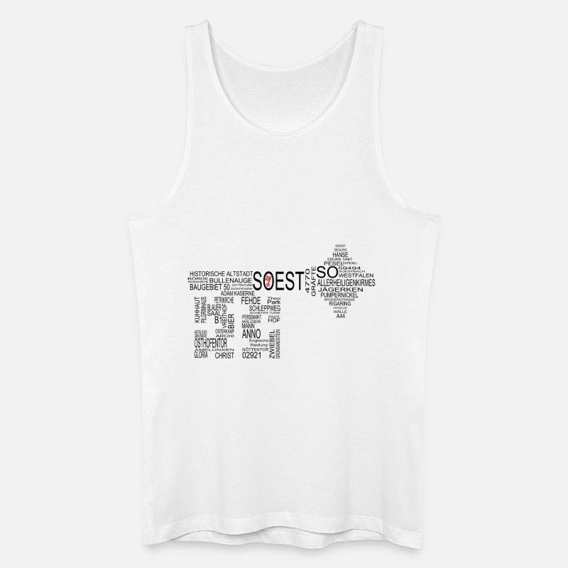 Soester Schlüssel hell - Männer Bio Tank Top - Weiß