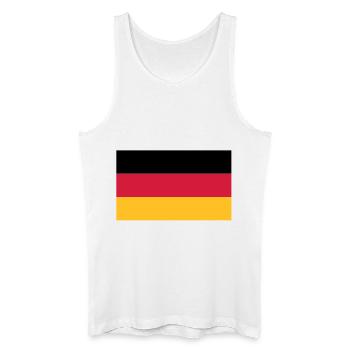 flag_german - Men’s Organic Tank Top - white - Front