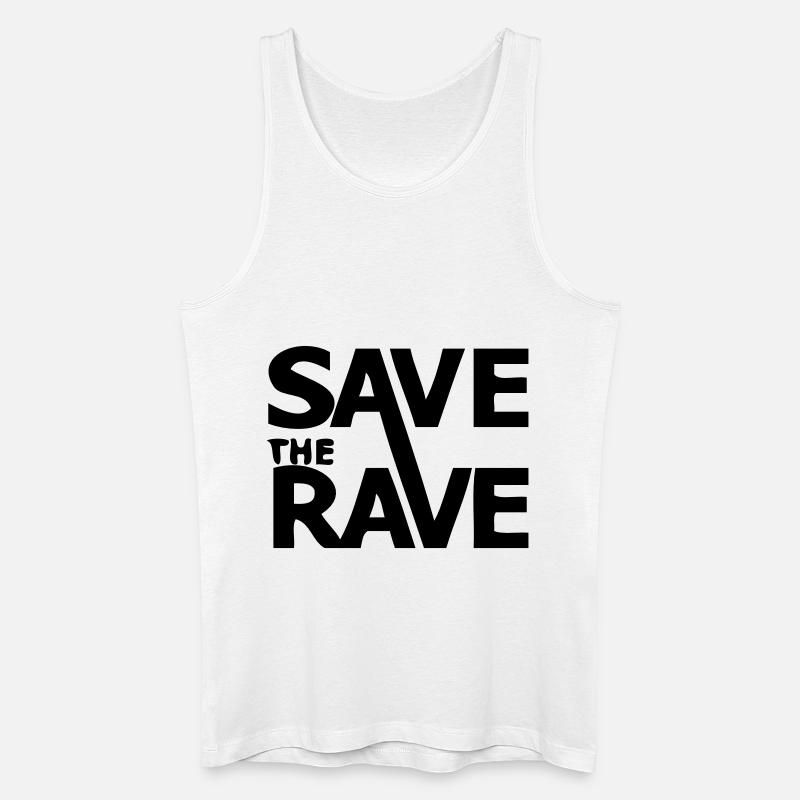 savetheravefantazia - Männer Bio Tank Top - Weiß