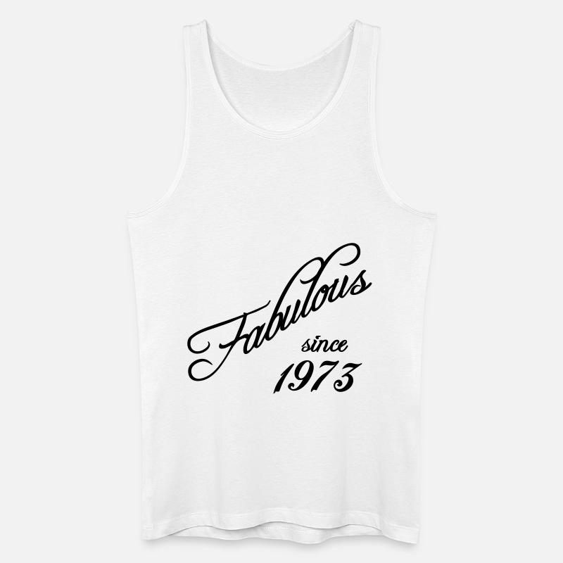 Fabulous since 1973 - Männer Bio Tank Top - Weiß