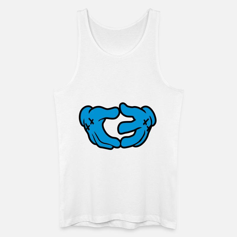 Colt - Handsign - Männer Bio Tank Top - Weiß
