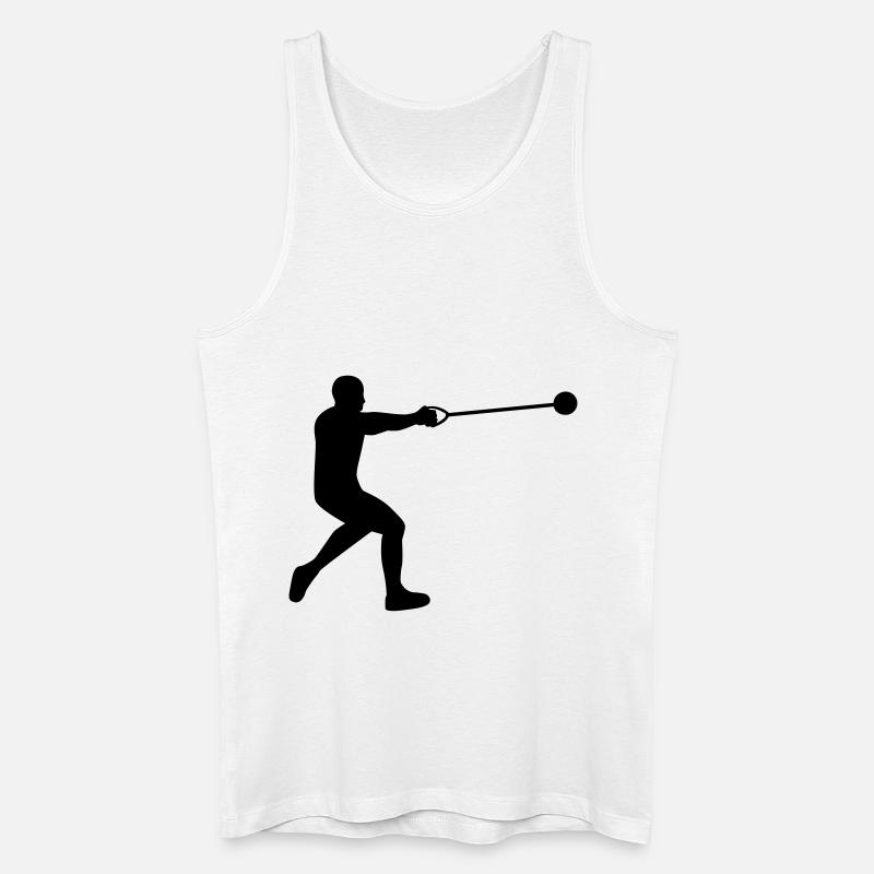 Hammerwurf - Männer Bio Tank Top - Weiß