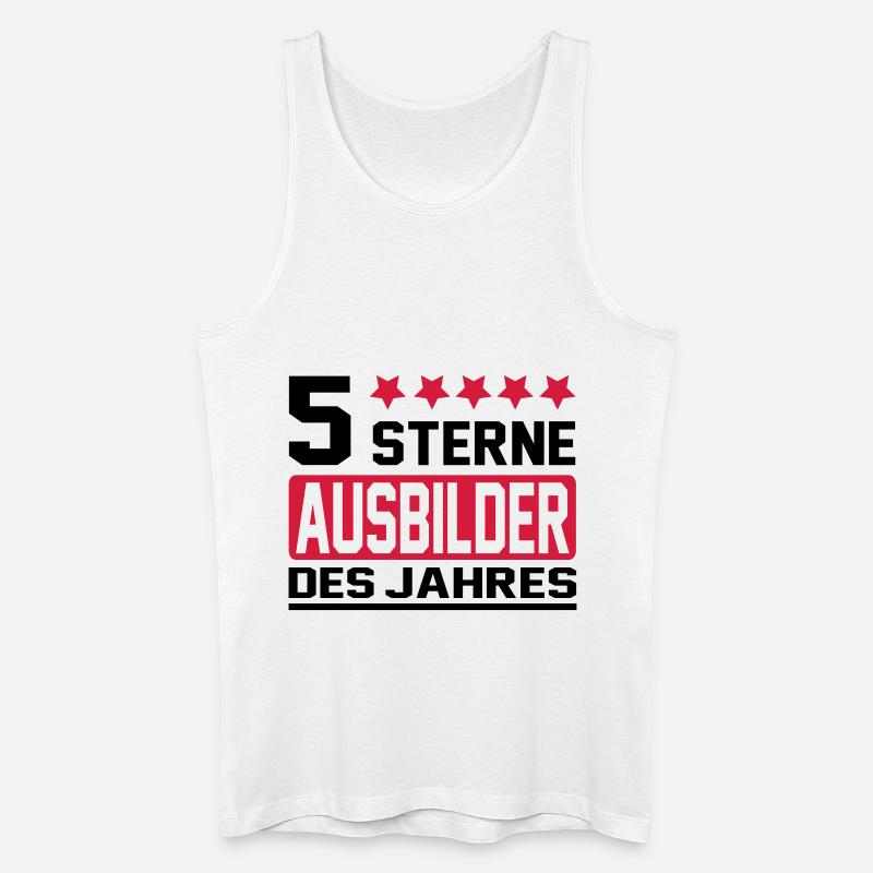 ausbilder - Männer Bio Tank Top - Weiß