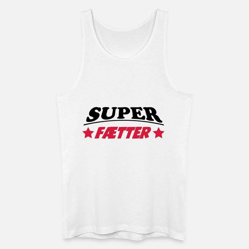 Super faetter 222 - Männer Bio Tank Top - Weiß