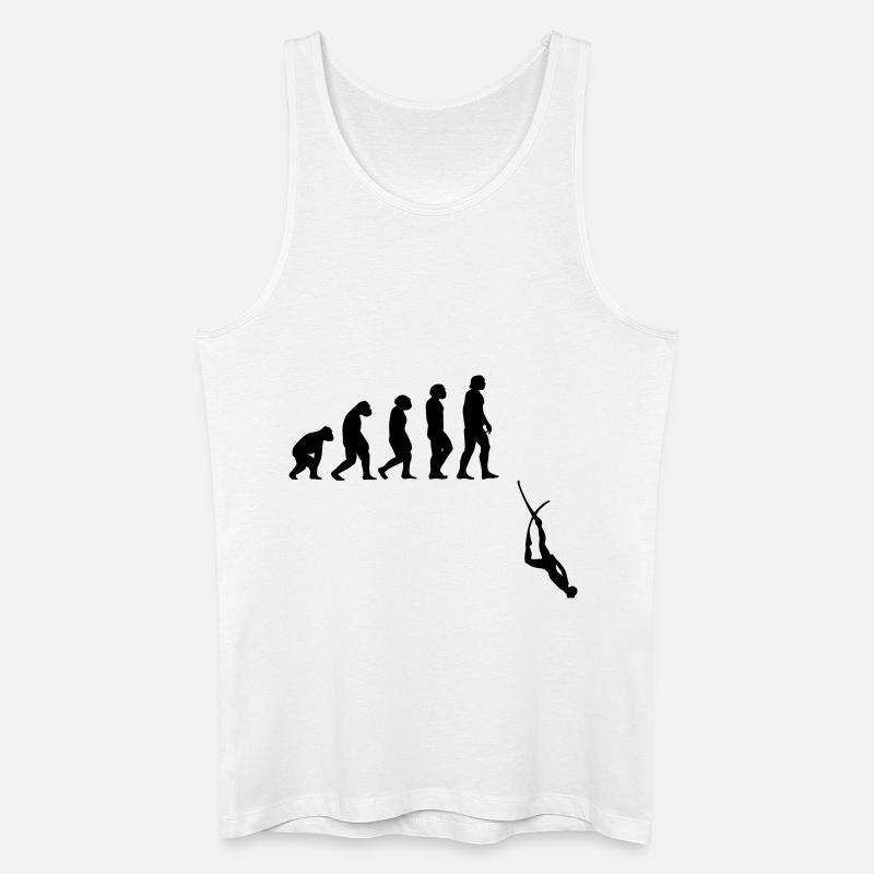 Evolution Apnée Plongée - Débardeur bio Homme - blanc