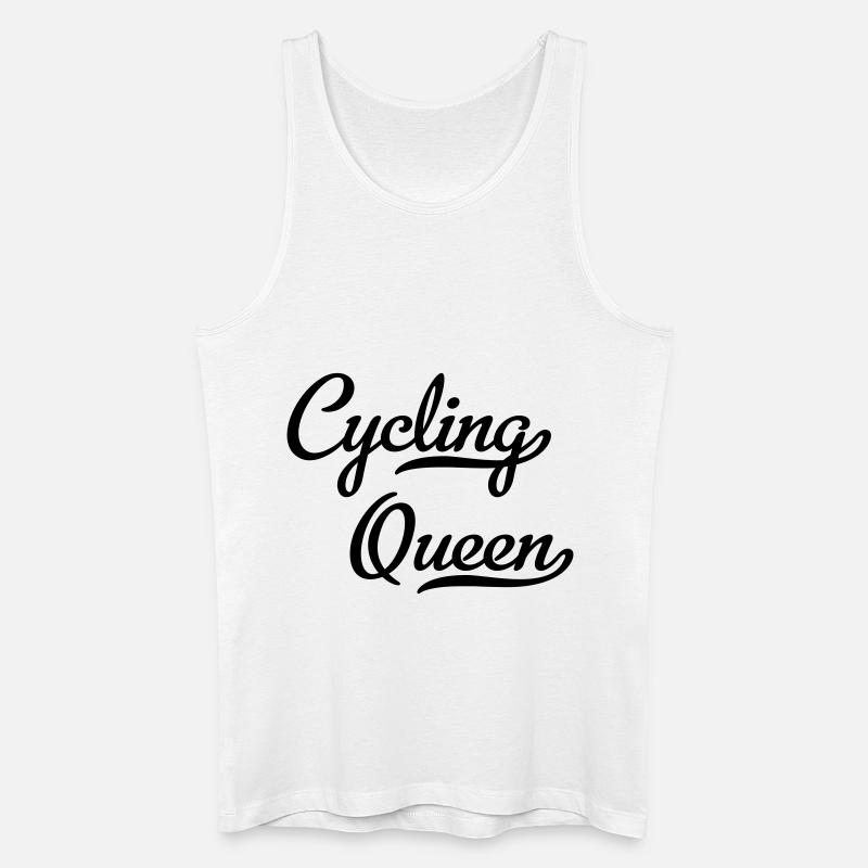 Fahrrad - Männer Bio Tank Top - Weiß