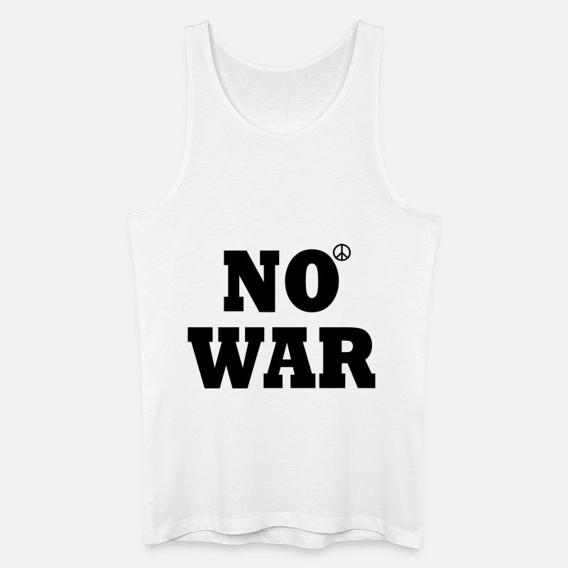 No war - Männer Bio Tank Top - Weiß