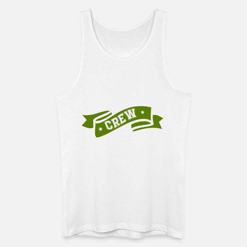 Crew - Männer Bio Tank Top - Weiß