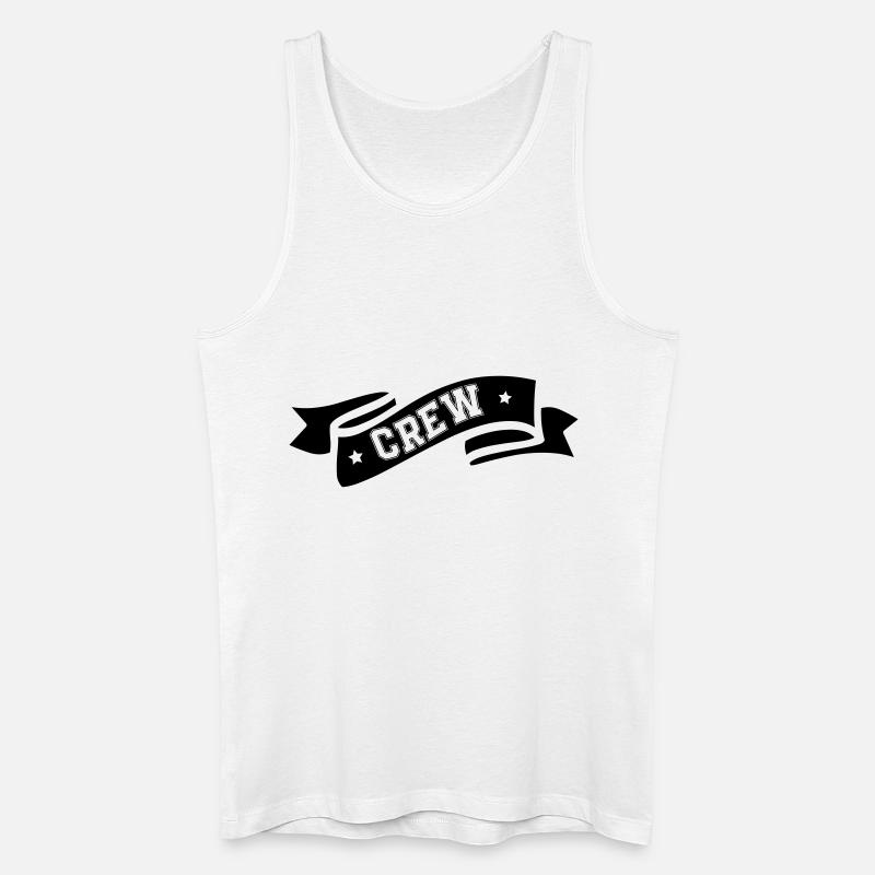 Crew - Männer Bio Tank Top - Weiß
