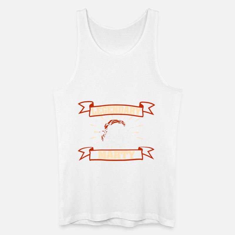 Gift for Marty - Men’s Organic Tank Top - white