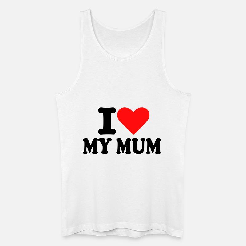 Mutter – Mum - Männer Bio Tank Top - Weiß