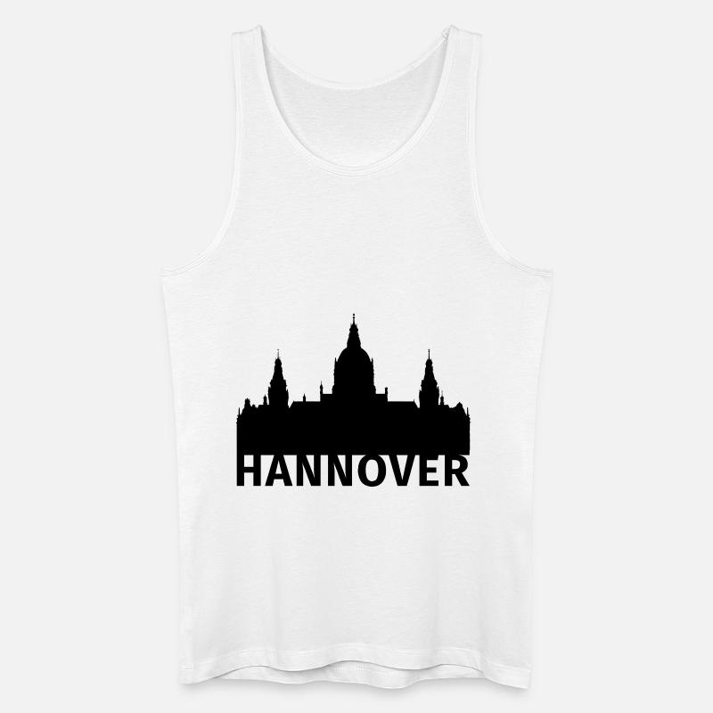 Hannover - Männer Bio Tank Top - Weiß