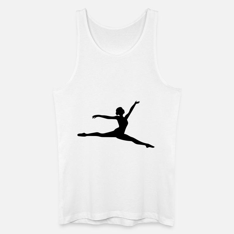 Ballett Dancer - Männer Bio Tank Top - Weiß