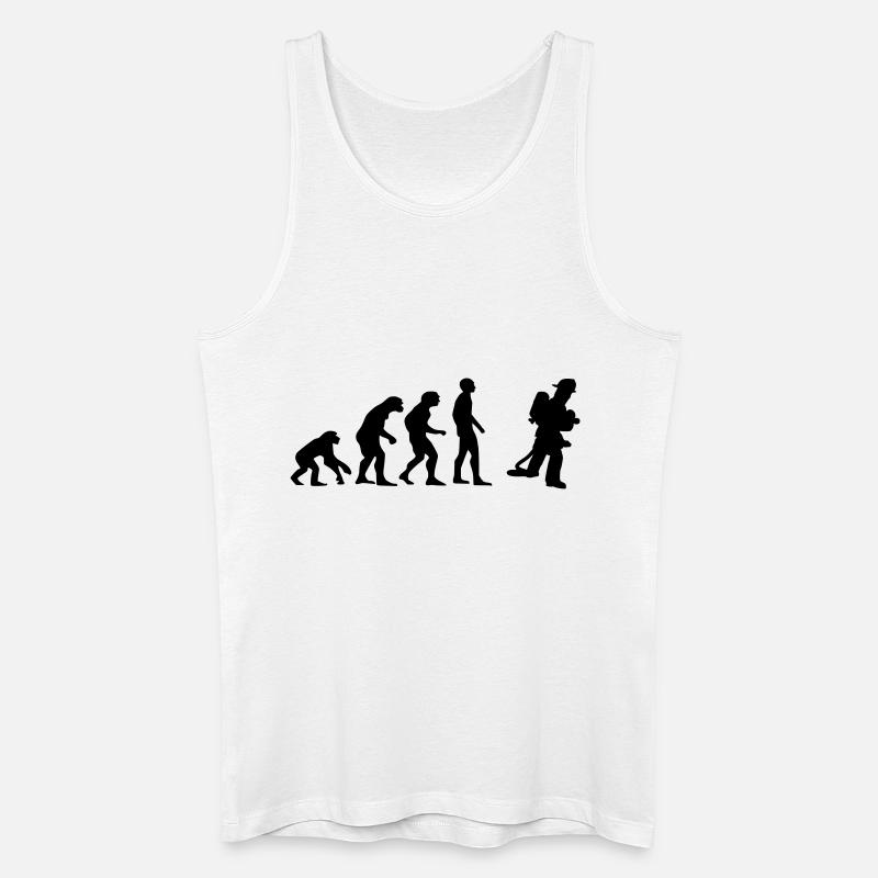 firefighter evolution - Men’s Organic Tank Top - white