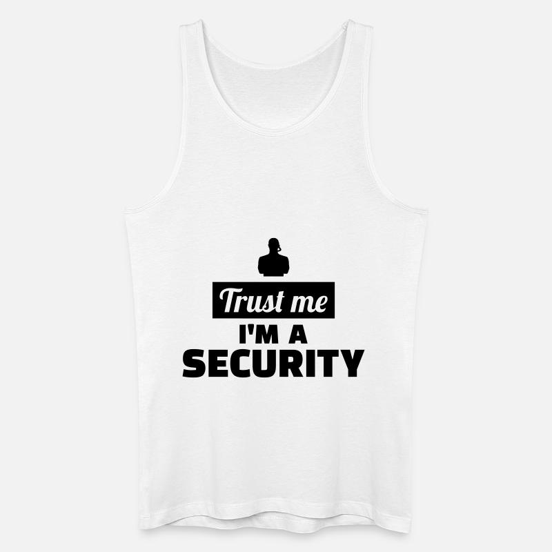 Security - Männer Bio Tank Top - Weiß