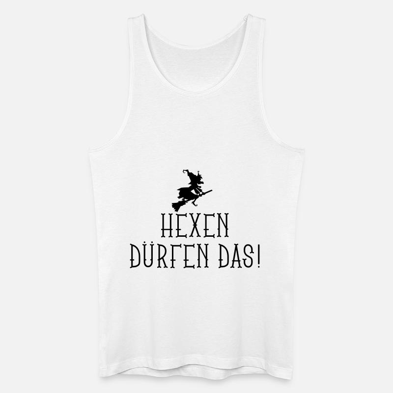 hexen_duerfen_das_12_2016_01_1c - Männer Bio Tank Top - Weiß