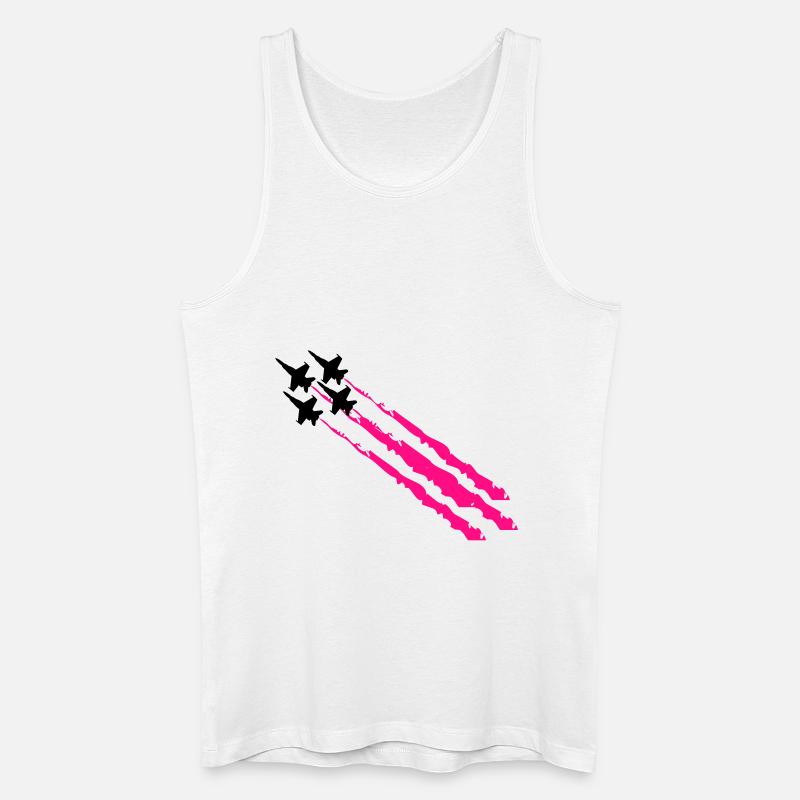 Tornados - Männer Bio Tank Top - Weiß