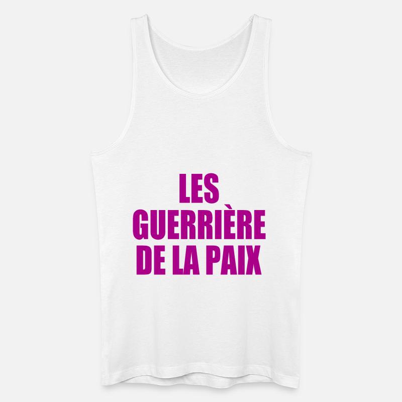 Die Krieger des Friedens - Männer Bio Tank Top - Weiß