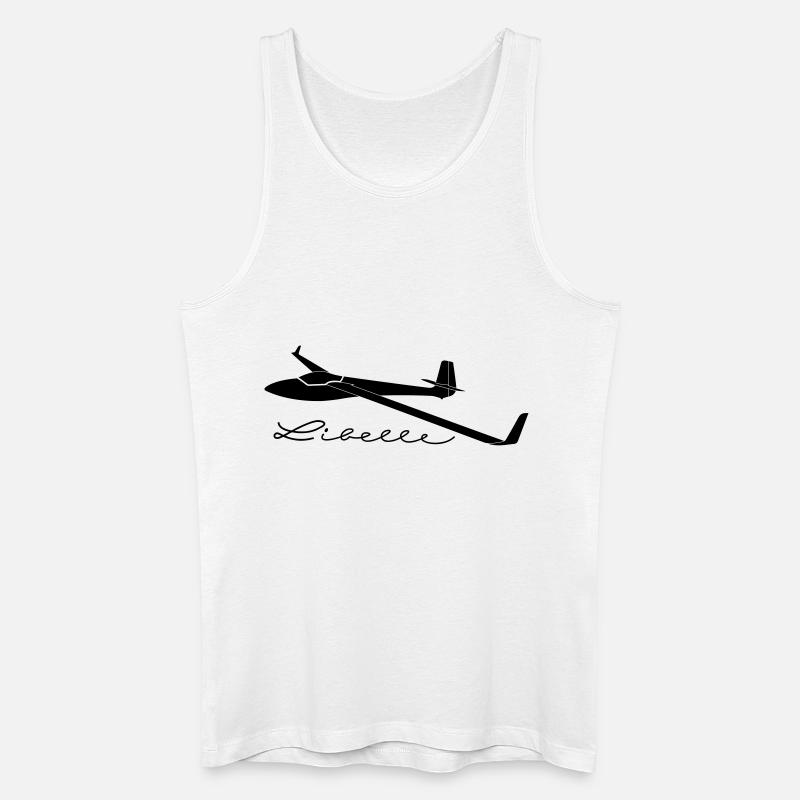 standard libelle segelflugzeug - Männer Bio Tank Top - Weiß