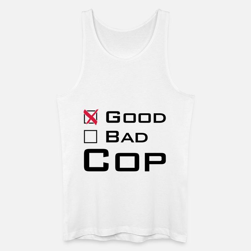 Good Cop - Männer Bio Tank Top - Weiß