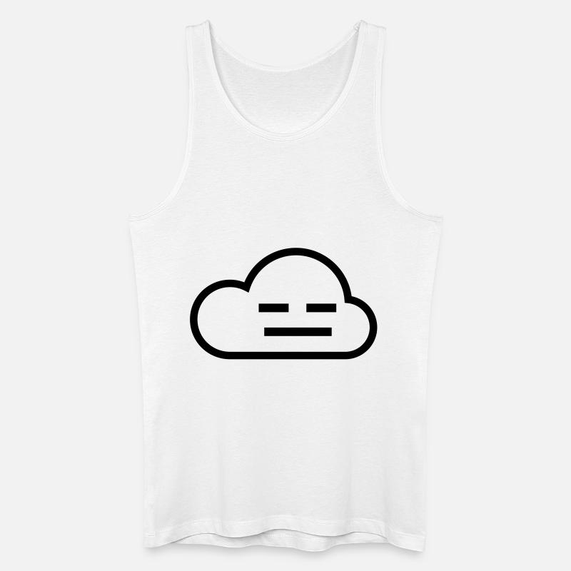 Cloud - Männer Bio Tank Top - Weiß