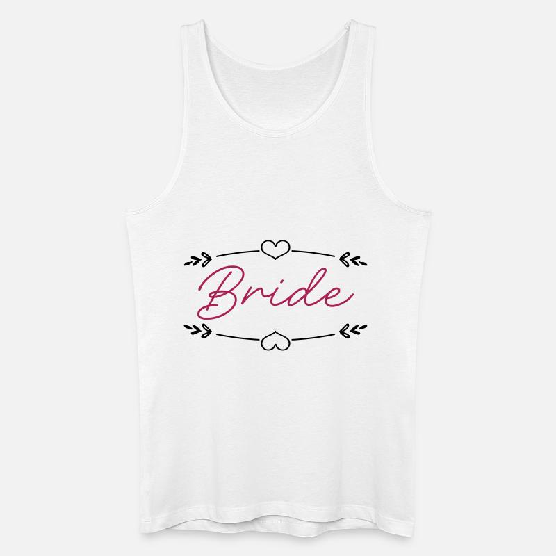 Braut - Männer Bio Tank Top - Weiß