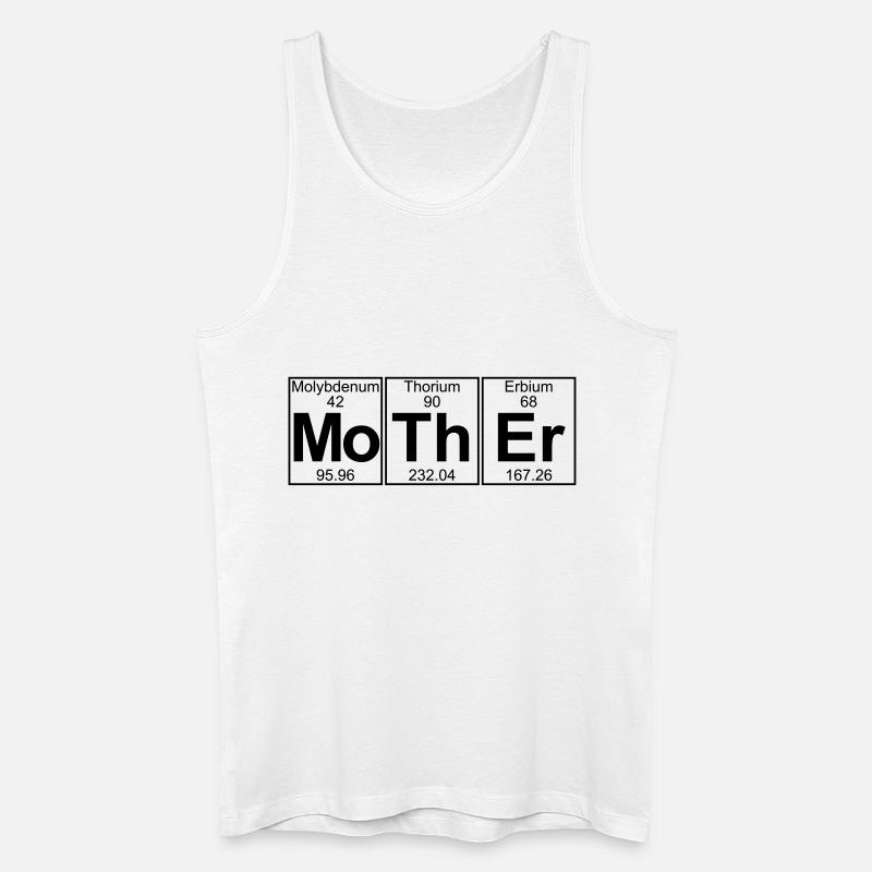 MoTh-Er (mother) - Full - Männer Bio Tank Top - Weiß