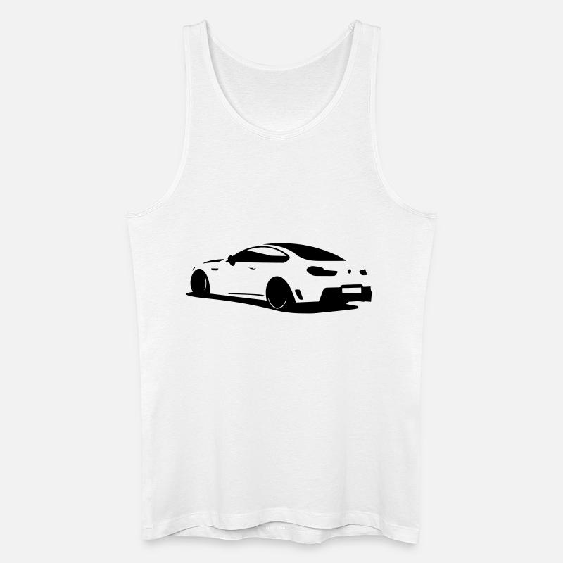 m6 - Männer Bio Tank Top - Weiß