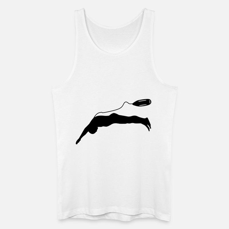 lifeguard - Männer Bio Tank Top - Weiß