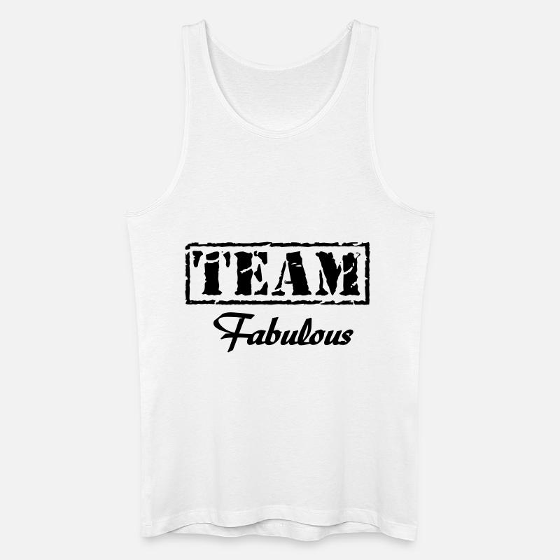 Team Fabulous - Männer Bio Tank Top - Weiß