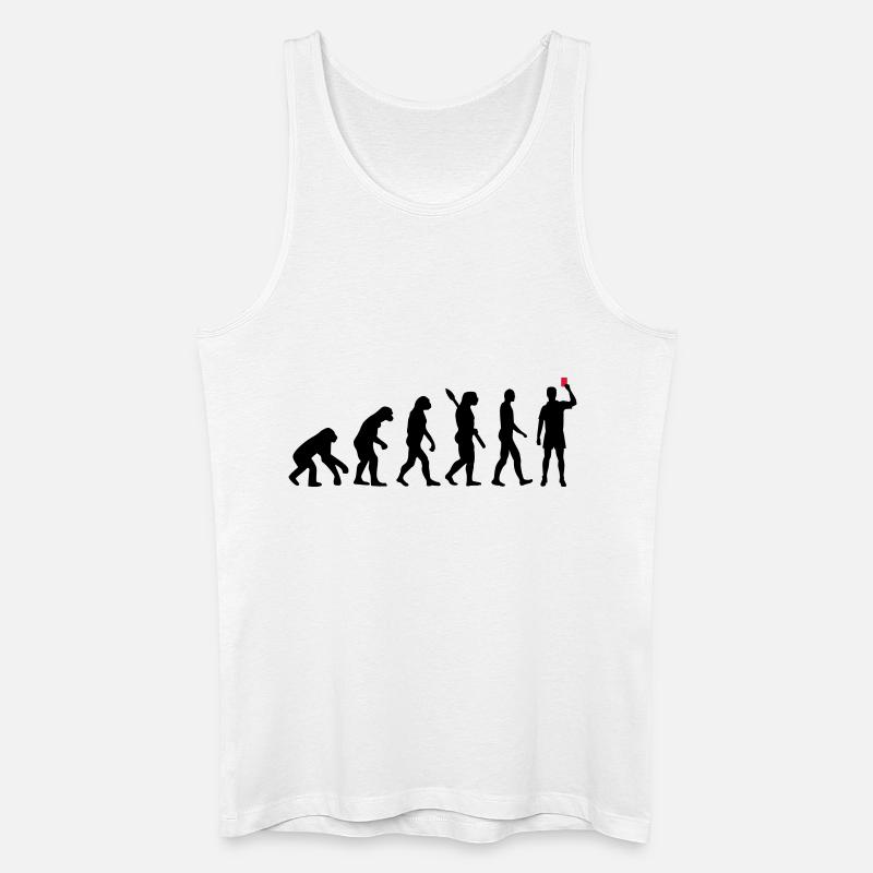 Evolution Referee - Men’s Organic Tank Top - white
