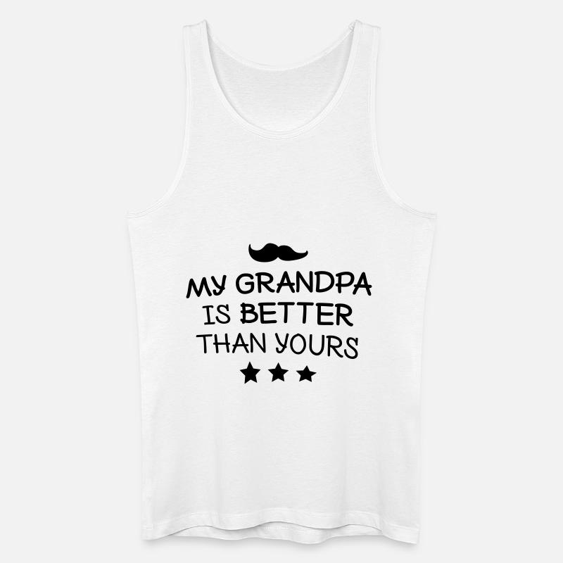 My Grandpa - Männer Bio Tank Top - Weiß