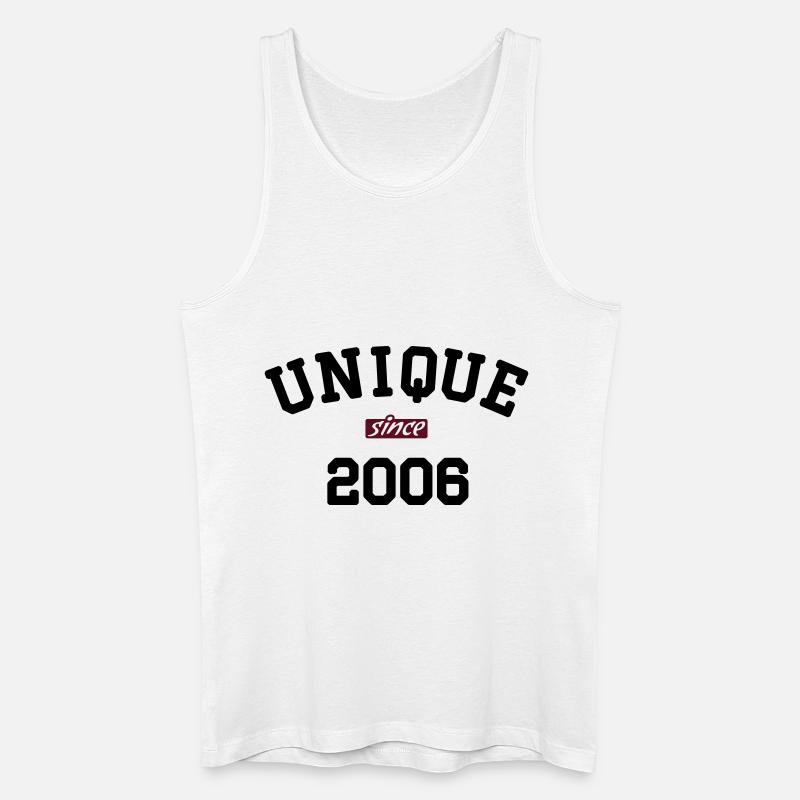 Unique Since 2006 - Männer Bio Tank Top - Weiß