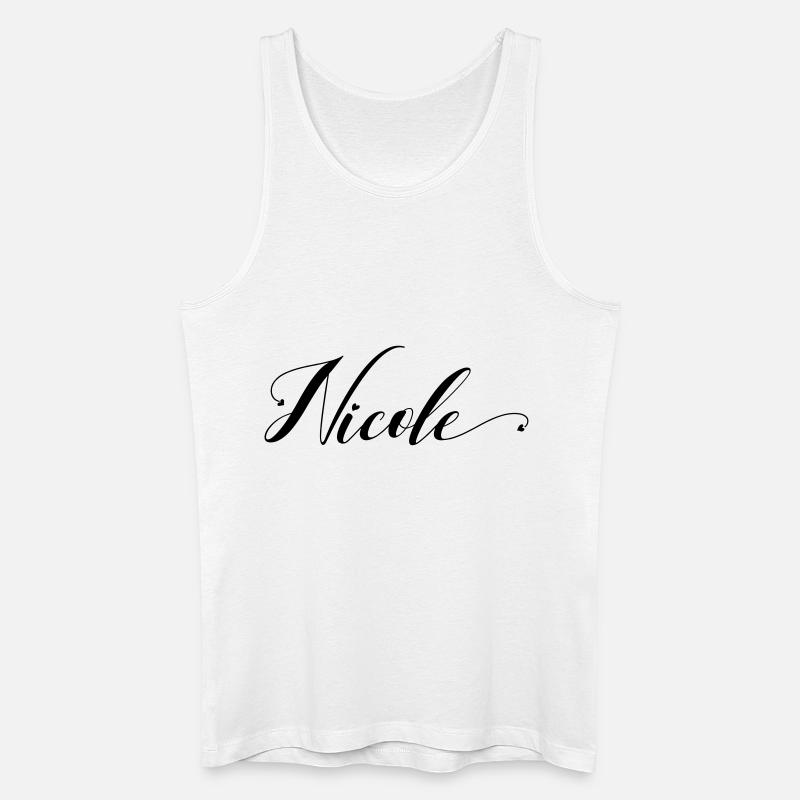 (nicole) - Männer Bio Tank Top - Weiß
