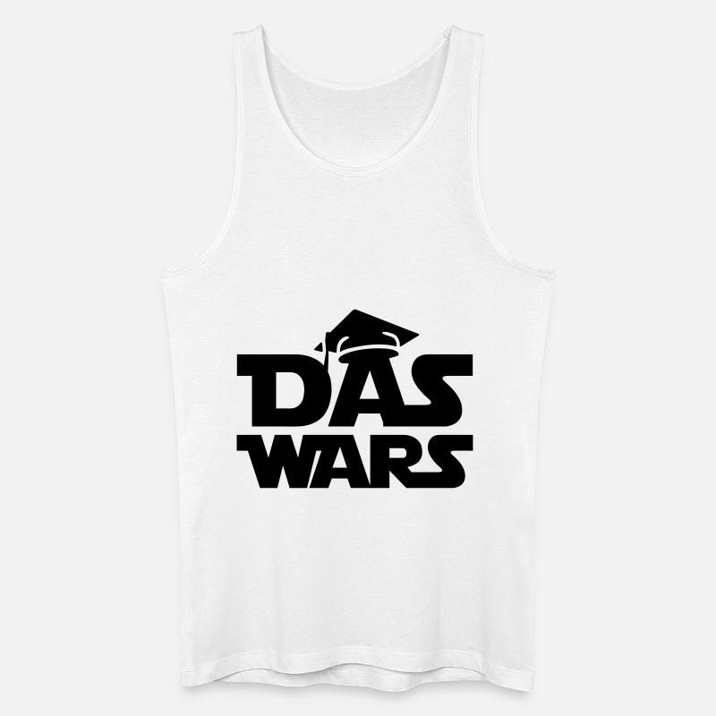 abi das wars - Männer Bio Tank Top - Weiß