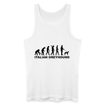 Italian Greyhound - Männer Bio Tank Top - Weiß - Vorne