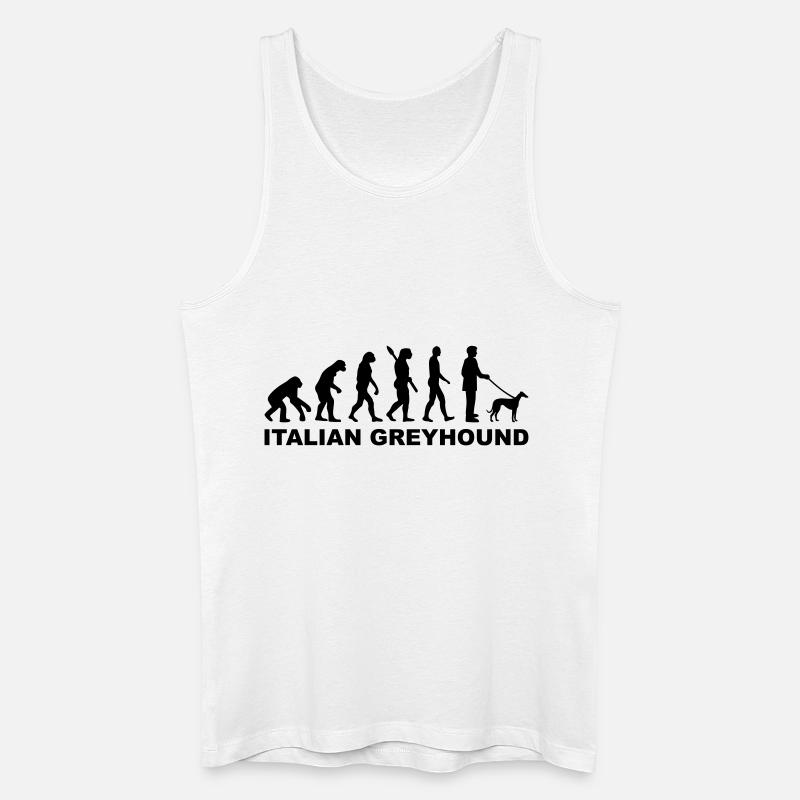 Italian Greyhound - Männer Bio Tank Top - Weiß