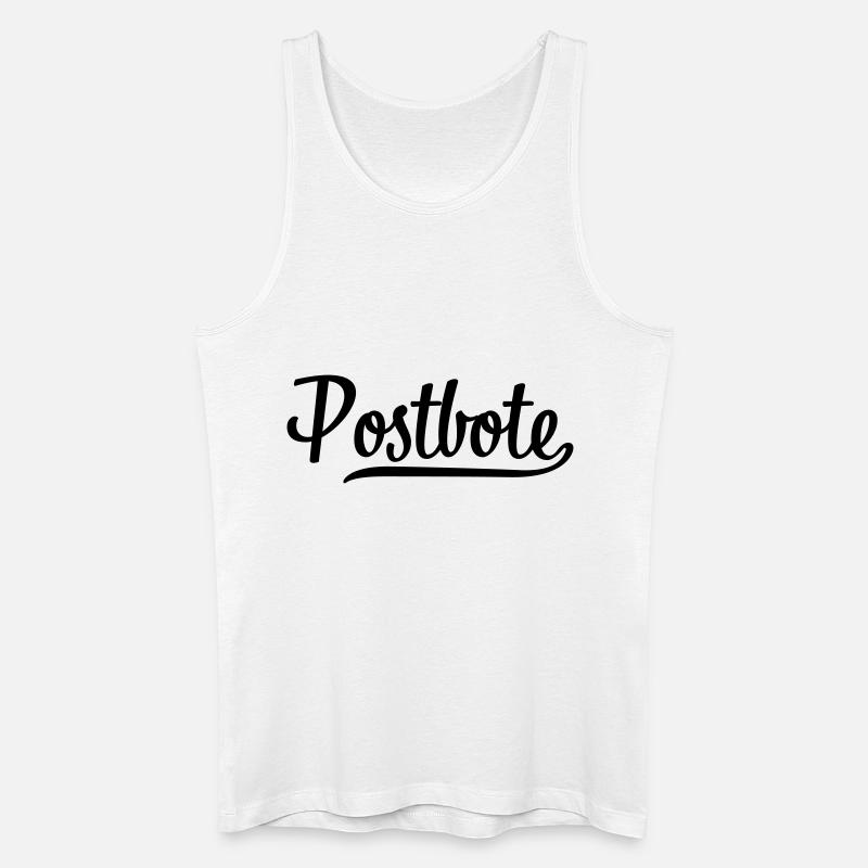 Postbote - Männer Bio Tank Top - Weiß