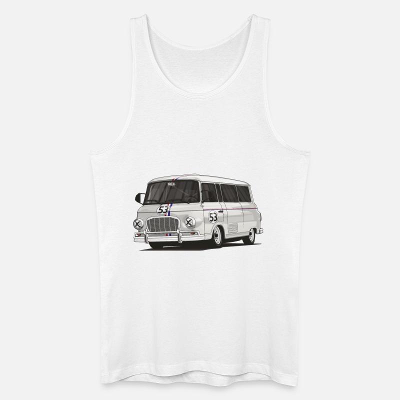 Barkas B1000 // Illustration - Männer Bio Tank Top - Weiß