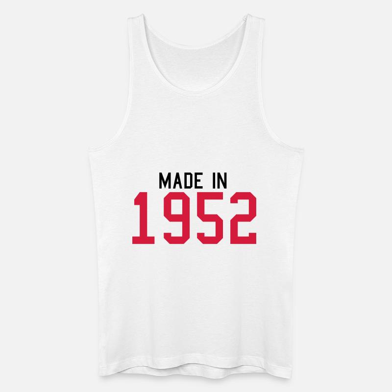 1952 - Männer Bio Tank Top - Weiß