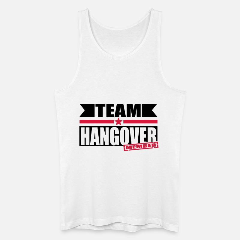 team hangover - Männer Bio Tank Top - Weiß