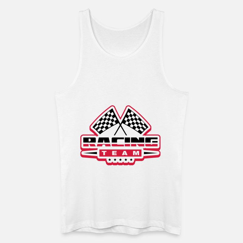 racing_team_ro2 - Männer Bio Tank Top - Weiß