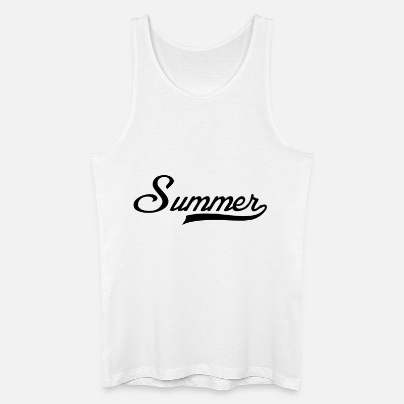 summer life beach - Männer Bio Tank Top - Weiß