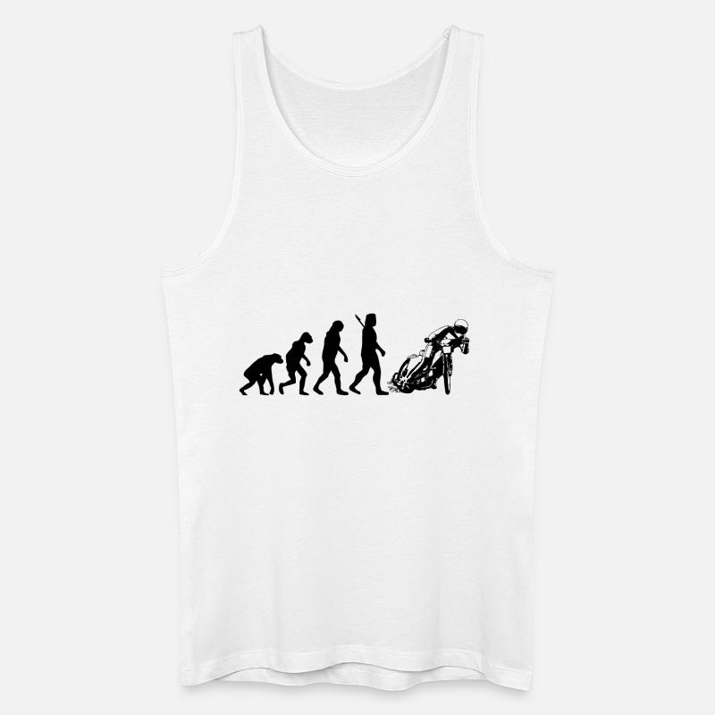 Speedway - Männer Bio Tank Top - Weiß