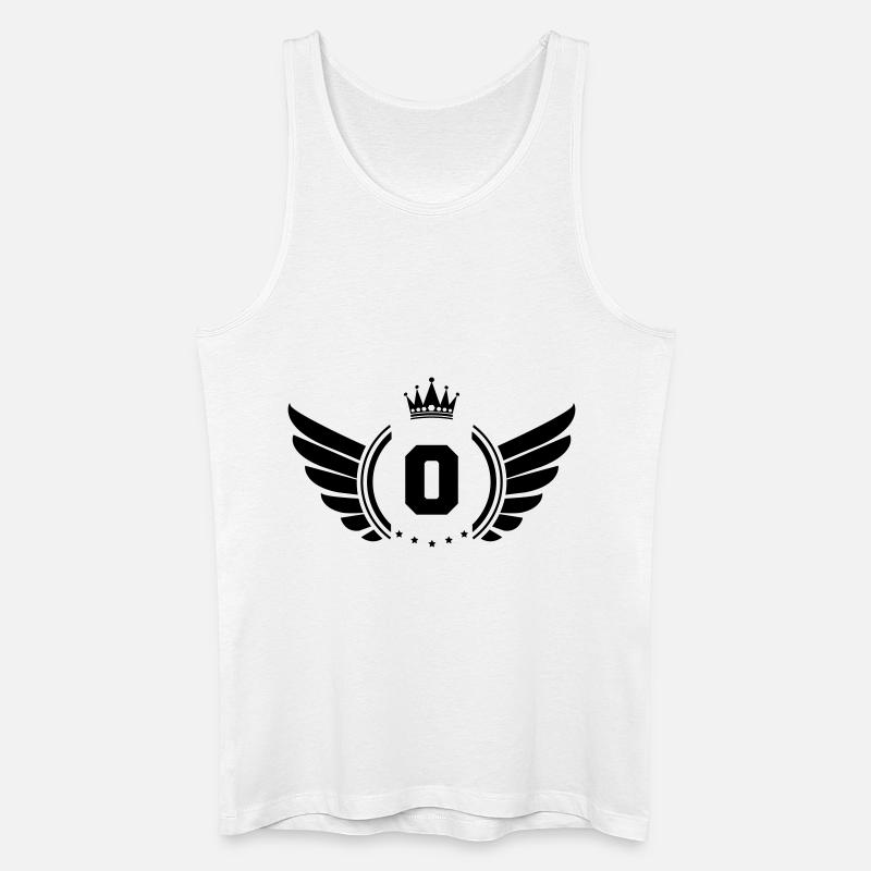 wappen O - Männer Bio Tank Top - Weiß